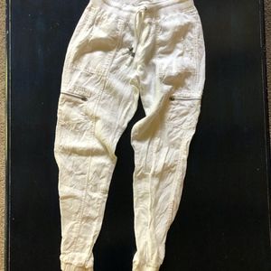 Athleta linen joggers SZ 6